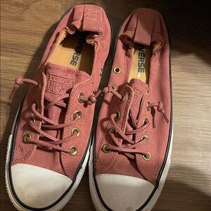 Converse Coral Low-Top Sneakers